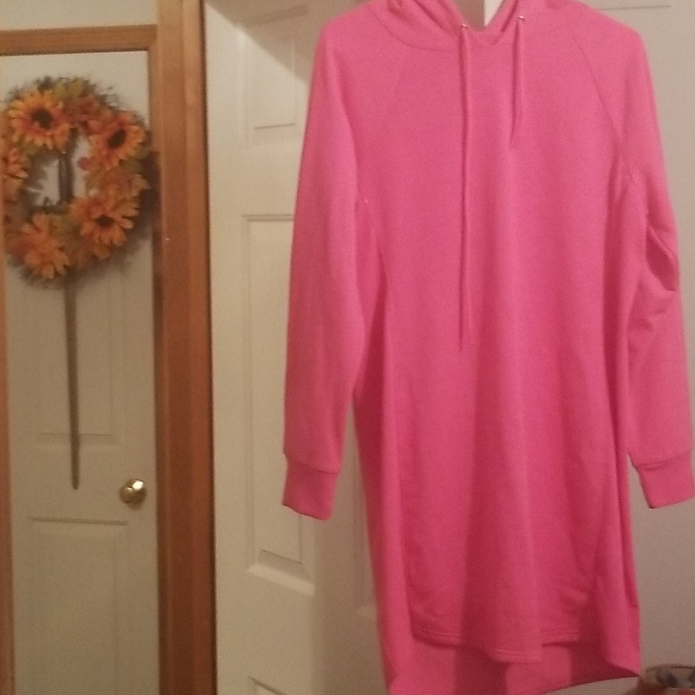 Pink long sweater